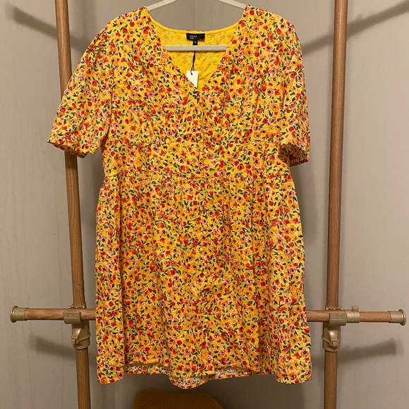 100% Cotton Floral Mini Dress from UK brand Nobody's Child - Picture 7 of 7